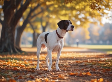 Two packages of pet milk substitute products are displayed, one for cats featuring a kitten, and one for dogs featuring a puppy. The packages are vibrant, with the cat product being blue and the dog product being blue and orange. A green plant leaf is partially visible on the left side of the image, with a soft beige background.