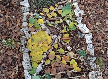land art, reconnexion dans la nature, journée à thème, animation,