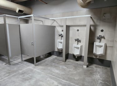 Plastic Laminate Toilet Partition Installation