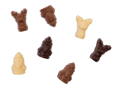 Chocolade figuurtjes Kerst