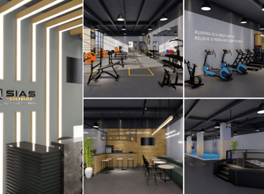 gym workout interior