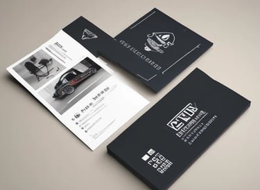 A hand holding up a black card with white text that reads 'creativity doesn't need limits.' The background features an out-of-focus building with tall columns.