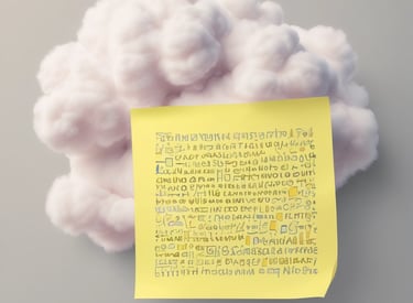 A close-up of a notebook with handwritten notes.