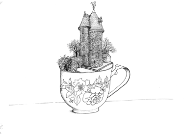 Treliske fairy house. National Trust