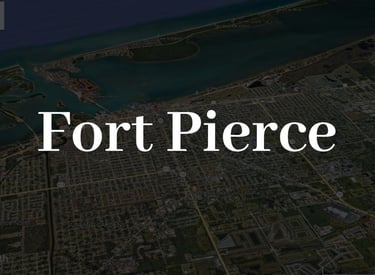 a map of the city of Fort Pierce