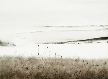 Artiste Jaï - Acrylique sur Toile - Collection "Les grands espaces" numero 1 - 73x60cm Vendu