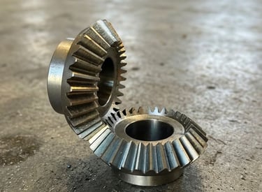 Spiral bevel gear set compliant with ISO 17485 standards