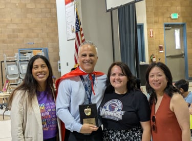 2025 Elk Grove Education Superhero Award sponsored by Huntington Learning Center