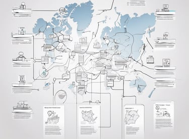 woman placing sticky notes on wall