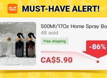 spray bottles