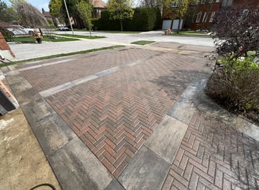 Interlock driveway