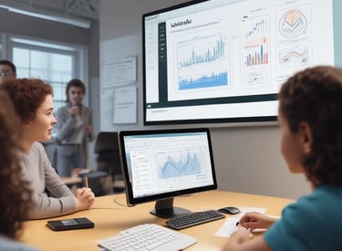 An illustration of AI tools enhancing educational experiences.