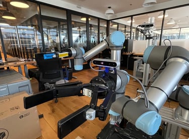 3d printed parts for a robot arm using engineering materials