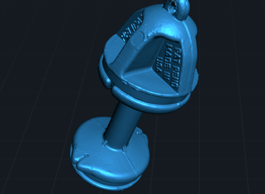 a detailed 3d scan of a water buoy