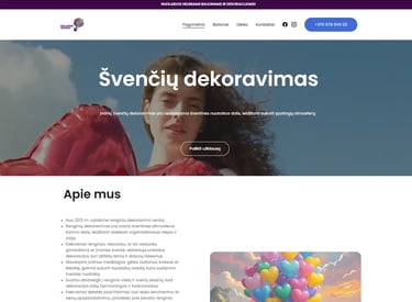 Interneto svetainė Švenčiu dekoravimas