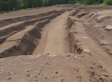 Freshly paved rural road winding through green hills near La Bresse.