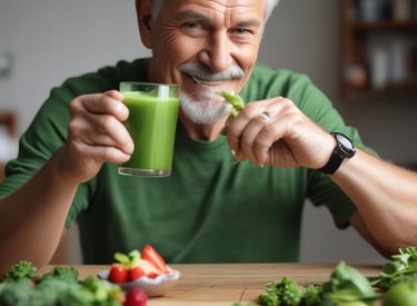 A collection of H-PROOF products including a box and two containers labeled as 'The Anytime You Drink Vitamin.' The packaging highlights health benefits such as supporting alcohol metabolism and promoting liver health. The products are vegan, gluten-free, and sugar-free. They are placed on a wooden surface with a vase of white flowers in the background.