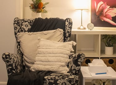 Photo of comfortable chair
