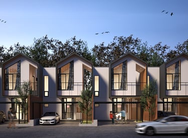 Tampak depan perumahan Griya Parama