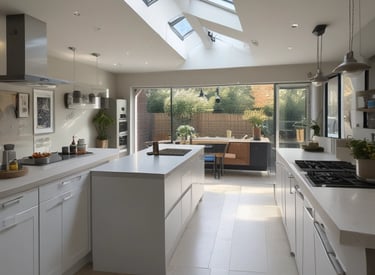 A beautifully renovated garden space in Leeds.