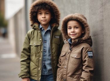 A close-up of various fabric swatches showcasing denim and cotton textures.