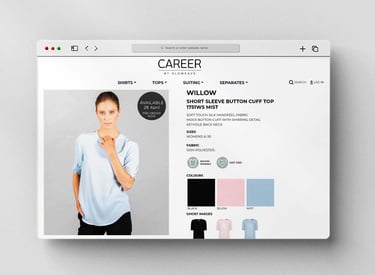 Product Page - Career by Gloweave Website (Gloweave)