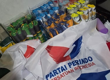Cetak Bendera dan umbul-umbul berjenis kain