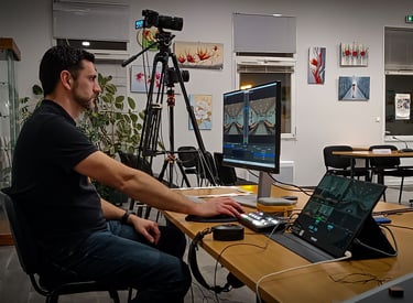 Installation du matériel pour la captation du conseil municipal