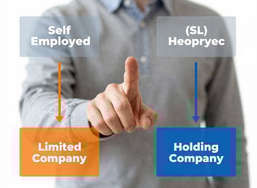 Professional lawyer consulting a client in a warmly lit office.