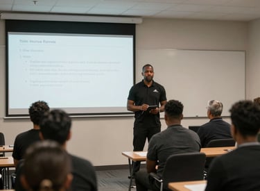 A digital marketing strategy concept with charts, graphs, and a glowing neon color palette.