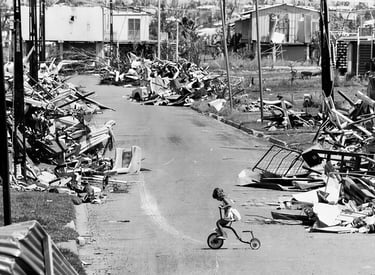 Cyclone Tracy 1974 Darwin destruction - largest natural disaster in Australian history