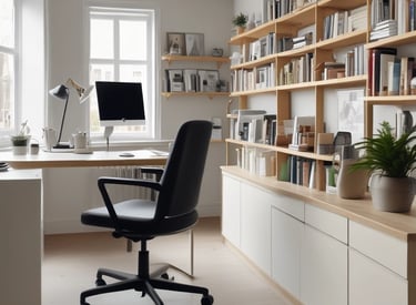 Professional cleaning team working in a modern office space in Alsace.