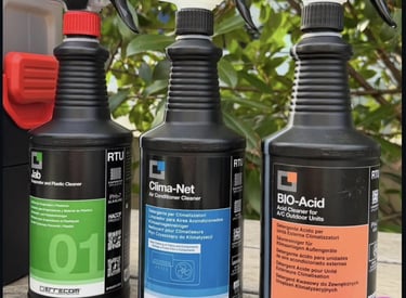 Produits professionnel dédié au nettoyage complet des systèmes de climatisation