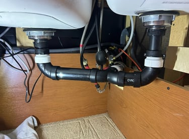 RV plumbing repair