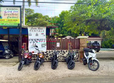 Moto Rental Playa Potrero Costa Rica