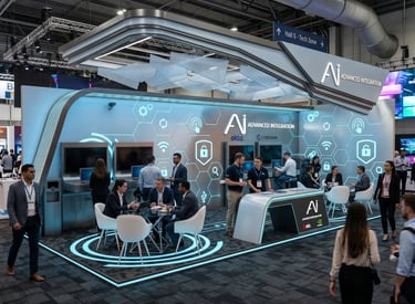 Advanced Integration stand at Gitex 2023 UAE by Morgan Expo, professional Exhibition Stand Builder.