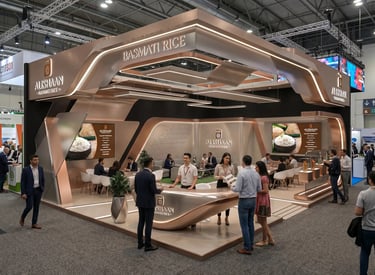 ALISHAAN Booth Design | Gulfood 2025 UAE | Morgan Expo