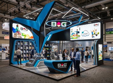 BSG stand at Paperworld Middle East 2023 UAE by Morgan Expo, Exhibition Stand Builders & Contractors
