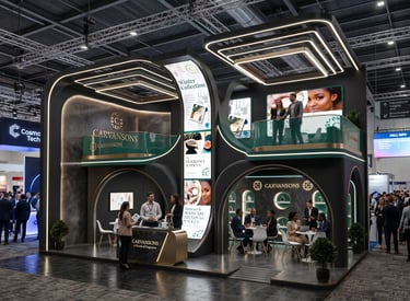 Carvansons Exhibition Booth | Beautyworld 2025 UAE | Morgan Expo