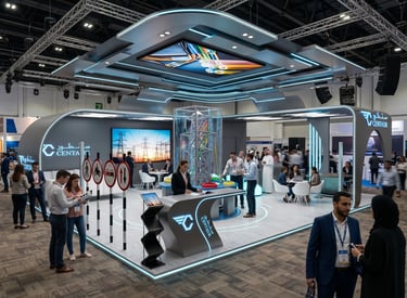 Centaur stand at WETEX 2023 UAE by Morgan Expo, Exhibition Stand Builders & Contractors.