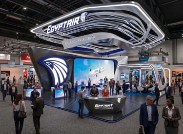 Egypt Air Exhibition Booth | Dubai Airshow 2025 UAE | Morgan Expo