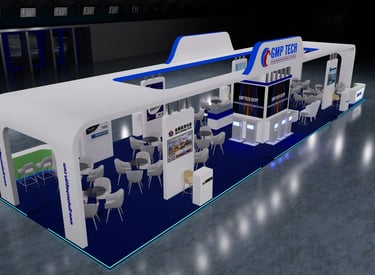 GMP TECH EGYPT stand at Pharmaconex 2026 Egypt by Morgan Expo, Exhibition Stand Builder.