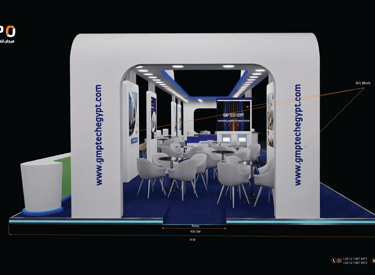 GMP TECH EGYPT stand at Pharmaconex 2026 Egypt by Morgan Expo, Exhibition Stand Builder.