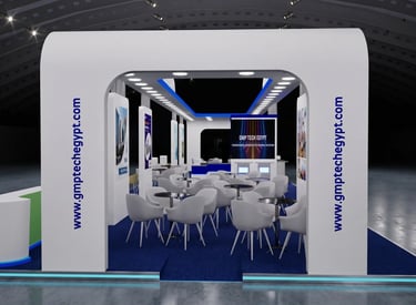 GMP TECH EGYPT stand at Pharmaconex 2026 Egypt by Morgan Expo, Exhibition Stand Builder.