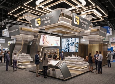 INNOVATIVE GROUP Stand Design | Beautyworld 2025 UAE | Morgan Expo