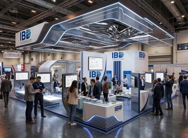 Premium exhibition stands for Int. Business Dev. by Morgan Expo.