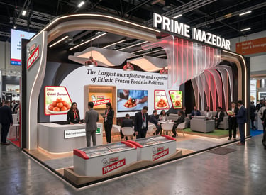 MAZEDAR Exhibition Stand | Gulfood 2025 UAE | Morgan Expo