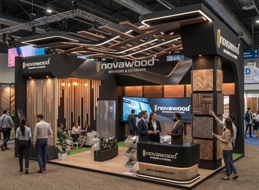 Novawood Booth Design | Saudi WoodShow 2025 KSA | Morgan Expo
