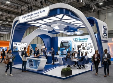 World-class ORP Germany booths. German standards built by Morgan Expo.