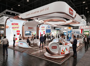 Qarshi Industries Exhibition Stand | Arab Health 2025 UAE | Morgan Expo